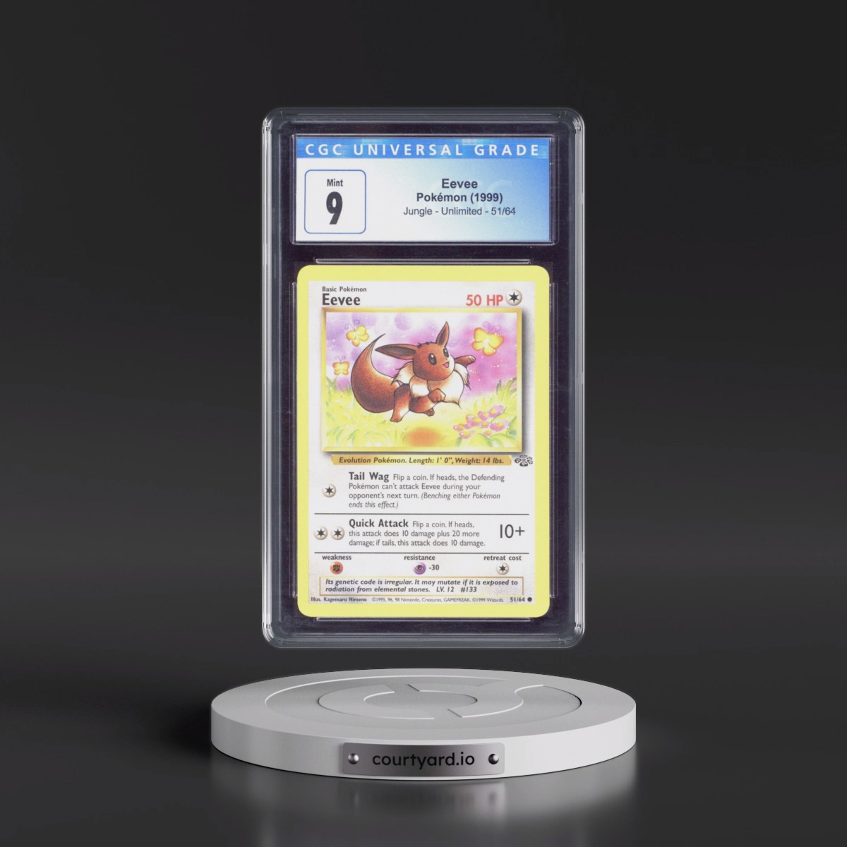 1999 Eevee - Pokémon Jungle CGC 9 MINT